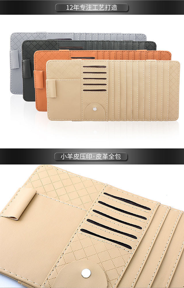 Car Sun Visor CD & Accessory Organizer