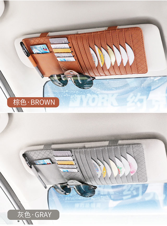 Car Sun Visor CD & Accessory Organizer
