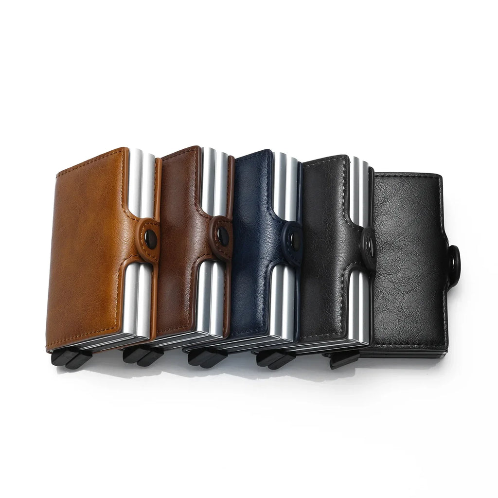 Rfid Men Card Wallets Carbon Fiber Slim Mini Wallet 14 Card Holders Small Money Bag Male Purses